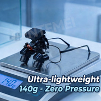 Lupas Dentales Prismáticas Binoculares 6X 4X con Luz Inalámbrica Eléctrica, Certificación CE, Ergonómicas, Personalizables y Ajustables para Odontología