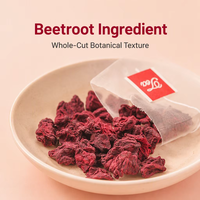 Tisane de Racine de Betterave en Sachets Pyramidaux, Infusion Quotidienne de Légumes-Racines, Traitement à Chaud, 5g x 30 Sachets