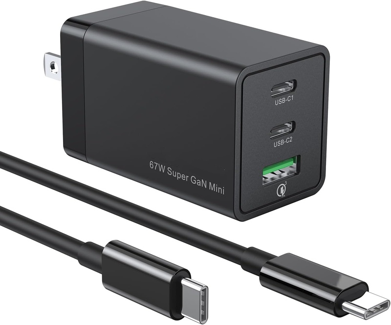 65W USB C Power Adapter for