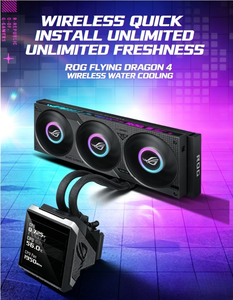Nouveau Refroidisseur Liquide AIO pour <span class=keywords><strong>CPU</strong></span> ROG Strix SLC IV 360 ARGB LCD 2026 Noir avec Écran LCD IPS de 5,08 pouces et Tube Raccourci de 250 mm pour PC de Jeu - Product Image 4