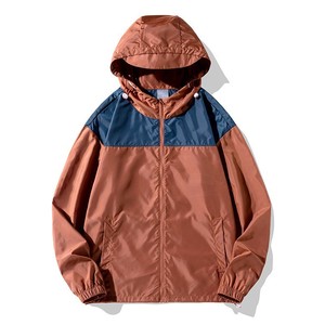 Giacca Antivento Leggera da Uomo, Asciugatura Rapida, per Escursionismo e Pesca, con Cappuccio, Protezione Solare - Product Image 4