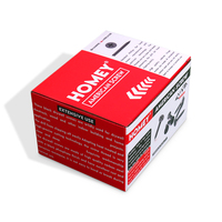 Bon marché, boîte postale d'emballage d'outil d'impression coloré avec logo personnalisé de qualité supérieure, boîtes en papier ivoire avec fenêtre en PVC