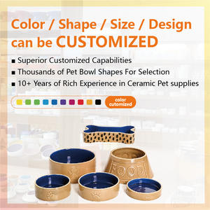 BESTCERA Custom Dubbelkleurige Keramische Slow-Feed Voerbakken en -Potten - Keramische Voerbakken en -Potten voor Katten en Honden - Product Image 6