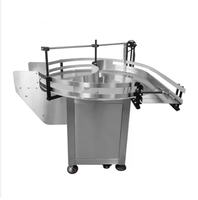Bouteille ronde automatique peut étain Table d'alimentation rotative Accumulation Table de désembrouillage Machines plateau tournant