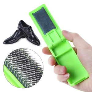 Spazzola Portatile Pieghevole in Camoscio per Pulizia Scarpe da Ballo, 6 Colori, 2025 - Product Image 1
