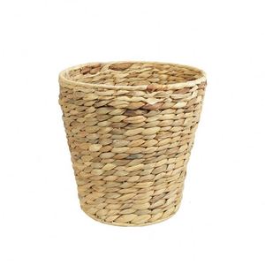 Cesto Decorativo Intrecciato per <span class=keywords><strong>Biancheria</strong></span> <span class=keywords><strong>Sporca</strong></span>, Doppio in Polpa di Bambù, Moderno Porta Pane Bianco, Cestini Stretti per Scaffali - Product Image 3