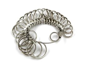 गहने उपकरण चांदी धातु की अंगूठी Sizer गेज खराद का धुरा फिंगर नौकरशाही का आकार घटाने - Product Image 4