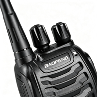 Radio bidirectionnelle portable UHF BF-888S, vente chaude, directement de l'usine, pour chantier de construction industriel