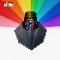 Luce Scanner a LED Professionale da 80W per Palcoscenico, Effetto Fascio Rotante con Motivi, Luce Wizard per Eventi in Discoteca