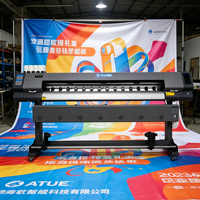 Nueva Impresora Digital Eco Solvente ATUE con Cabezal de Impresión DX5, Plotter de 1.8m para Ropa, Pancartas y Rotulación de Vehículos - 2400DPI Multicolor