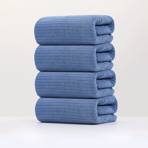 <span class=keywords><strong>Serviette</strong></span> de bain en polaire corail - <span class=keywords><strong>Serviette</strong></span> absorbante pour adulte à compression sous vide, séchage rapide des <span class=keywords><strong>cheveux</strong></span>, sans perte de fibres, <span class=keywords><strong>serviette</strong></span> de bain enveloppante. - Product Image 4