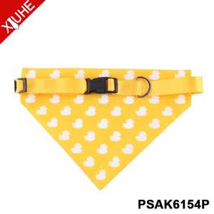Nuevo diseño de dibujos animados patrón bufandas Digital impreso mascotas <span class=keywords><strong>Bandana</strong></span> personalizado poliéster mascota triángulo bufanda - Product Image 3