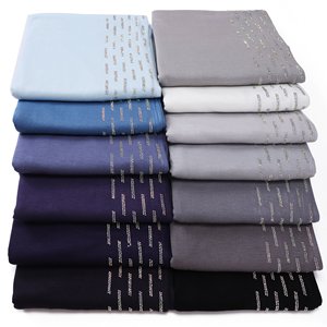 Pañuelos Hijab de Jersey Elásticos de Algodón Mercerizado, Transpirables, para las Cuatro Estaciones, Musulmanes, Ramadán, Eid, Talla Grande - Product Image 5