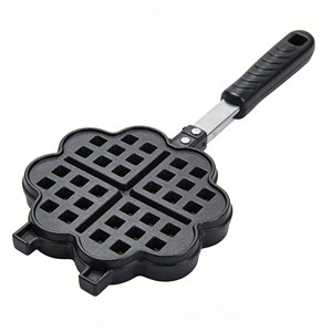 <span class=keywords><strong>Gaufrier</strong></span> manuel antiadhésif en forme de cœur, plaque en aluminium pour usage domestique, compatible gaz - Product Image 3