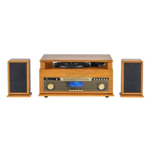 Tocadiscos de Vinilo Portátil de Alta Calidad con 2 Altavoces Externos, Reproductor de Gramófono, Reproductor de Audio y Discos de Vinilo - Product Image 3