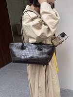 Sacs à main pour femmes en cuir véritable motif crocodile de haute qualité, nouvelle mode 2026, sacs à bandoulière en cuir de vachette pour dames, fabriqués en Chine