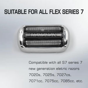 Tête de lame de rechange pour rasoir électrique <span class=keywords><strong>Braun</strong></span> Série <span class=keywords><strong>7</strong></span> 73S, nouvelle génération, avec grille et lame pour <span class=keywords><strong>Braun</strong></span> Série <span class=keywords><strong>7</strong></span> - Product Image 3