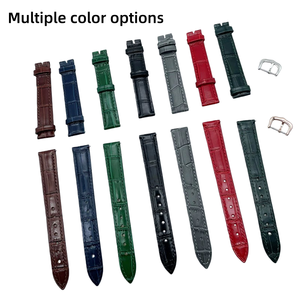 Bracelet en cuir <span class=keywords><strong>de</strong></span> crocodile en tailles 14 mm, 16 mm, 20 mm pour montres <span class=keywords><strong>Cartier</strong></span>, Armani, Patek - Product Image 3