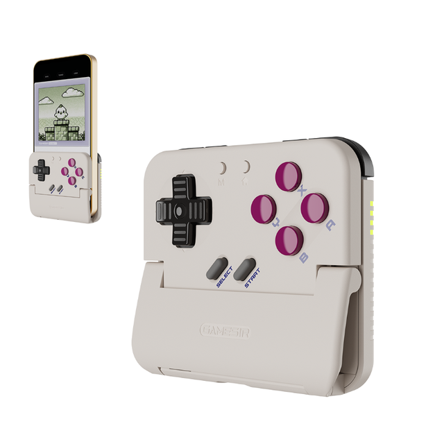 Retro Mini Handheld Console GameSir P1 Taco Mobile Vertical Grip Wireless Gaming Controller NE S/GB a Emulator