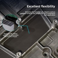 Foglio di Materiale Assorbente ad Alta Frequenza, Assorbitore EMI a Microonde per Comunicazioni RF, Circuiti PCB e Apparecchiature Elettroniche