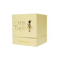 Boîte en papier à bougies 2 pièces, personnalisée, avec couvercle et Base en papier, boîte-cadeau pour emballage de bougies