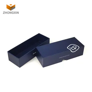 Factory wholesale cheap cover rectangle phone screen protector packaging box usb cable paper boxes for iphone