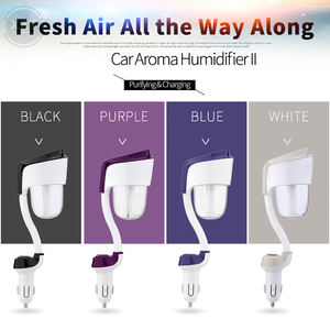 Humidificateur <span class=keywords><strong>d</strong></span>'<span class=keywords><strong>air</strong></span> de voiture 12V purificateur <span class=keywords><strong>d</strong></span>'huile aromatique diffuseur de brouillard <span class=keywords><strong>d</strong></span>'aromathérapie avec 2 Ports de chargeur de voiture USB - Product Image 4