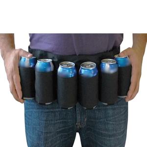 Bolsas para Almacenamiento de Alimentos, Cinturón Porta Botellas de Cerveza, Porta Latas de Bebidas, Bolsa Ajustable para la Cintura con Capacidad para 6 Latas - Product Image 6