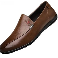 Chaussures décontractées pour hommes BAEWOON B07, chaussures en cuir respirantes, chaussures en cuir confortables, semelle souple antidérapante, chaussures pour hommes
