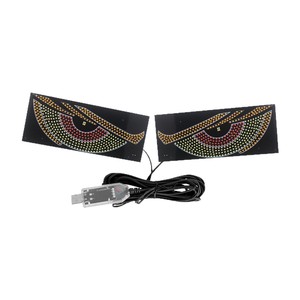Nueva luz de advertencia LED de luz de ojo de camión con Pantalla dinámica transfronteriza para automóviles y camiones Luz de pantalla de ojo del Diablo - Product Image 5