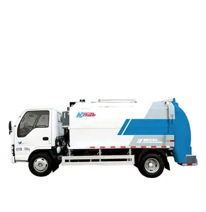 폐기물 관리를 위한 신뢰할 수 있는 엔진 모터 기어 박스가 장착된 새로운 시립 청소 장비 쓰레기 압축기 트럭