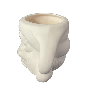 Listo <span class=keywords><strong>para</strong></span> pintar Ceramic Bisque Santa Cup - Product Image 4