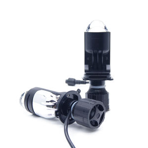 Proyektor Mini H4 Canbus 72W 7200LM Lampu Sorot Tinggi/Rendah untuk Sepeda Motor, Lampu Depan LED dengan Lensa Proyektor LED, Luz LED H4 - Product Image 5