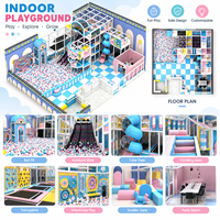 Aire de jeux intérieure personnalisée en aluminium souple et bois pour enfants, centre de divertissement familial commercial, labyrinthe d'aventure certifié