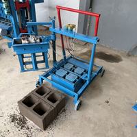 Machine industrielle de fabrication de blocs de ciment creux 2-45, équipement mobile de fabrication de briques à faible consommation d'énergie, garantie d'un an