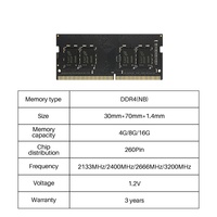 Vente en gros de modules de mémoire RAM DDR4 ECC pour ordinateur portable, 4 Go, 8 Go, 16 Go, 3200 MHz, SO-DIMM, avec logo personnalisé