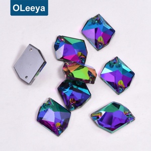 Piedras de Cristal Brillante K9 de la Mejor Calidad, 001VO Volcano Cosmic Glass, para Coser en Vestidos de Gimnasia - Product Image 4