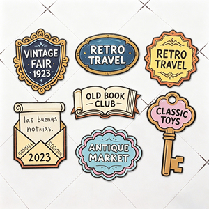 Fabricant expert de badges métalliques personnalisés, style vintage, finition <span class=keywords><strong>cuivre</strong></span> antique, épingles à logo personnalisées pour les marques mondiales - Product Image 1