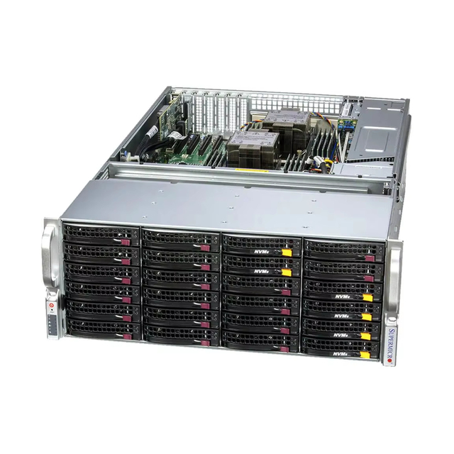 Supermicro Storage SuperServer SSG-641E-E1CR36H 4U Front/rear-loading Storage Server with 36 Hot-swap 3.5" SAS/SATA Bays