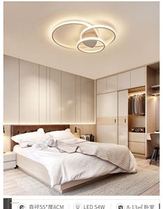 Đèn Chùm <span class=keywords><strong>Led</strong></span> Treo Hiện Đại, Đèn Chùm Treo Phòng Khách Đơn Giản Bằng Nhôm Bắc Âu Phong Cách Hiện Đại - Product Image 2