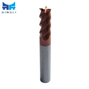 12 mm × 75 mm customized TiAlN coated carbide flat end milling cutter for rough milling 201/202 stainless steel - Product Image 2