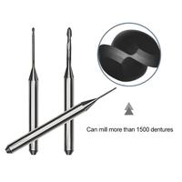 Fraiseuses électriques Gusrom pour laboratoires dentaires, 0,6 mm, 1,0 mm, 2,0 mm, revêtement diamant, acier, blocs de zircone, certifiées CE, classe II