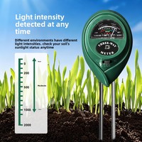 Testeur d'humidité du sol et de pH multifonction 3-en-1 pour l'horticulture ST-10 personnalisable