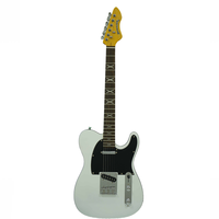 Guitare électrique Eastern Music Hardluck Kings Rare 18 Limited White Gloss Tele SOUTHERN BELLE BUILT for SPEED avec étui rigide