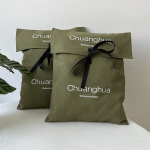 BSCI Eco-Friendly Cotton <b>Envelope</b> Cloth Packaging Dust Bags Handbag <b>Envelope</b> Canvas <b>Gift</b> Jewelry Packaging Pouch Custom Logo - Product Image 2