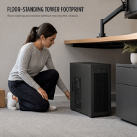Serveur Tour Personnalisé Zhaoxin KX-7000 3.6GHz 16G RAM 480G SSD pour Conception Graphique 3D, Animation Visuelle et Rendu