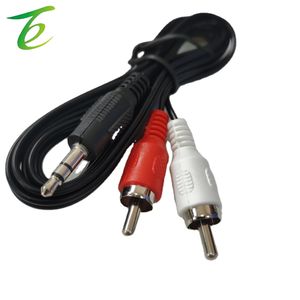 1.2 metre 3.5mm çift ses çifti çift lotus 1-to-2 RCA adaptör kablosu ses sinyal kablosu 1-minute 2 3.5mm 2-lotus - Product Image 4