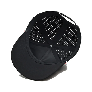 Gorra de Béisbol Deportiva Personalizada de Marca de Alta Gama, Popelina Dobby, Impermeable de 4 Niveles, Diseño de Malla de Cinco Medias, Material TPU Ajustable - Product Image 6