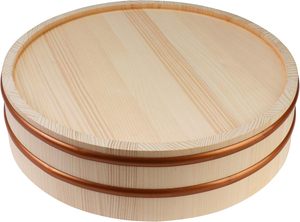 Tazón de <span class=keywords><strong>Sushi</strong></span> de Madera con Logotipo Personalizado al por Mayor - Tazón Tradicional Japonés para <span class=keywords><strong>Sushi</strong></span> - Recipiente de Madera Sostenible para Mezclar Arroz para Restaurantes - Product Image 3