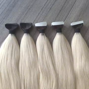 Estensioni di <span class=keywords><strong>Capelli</strong></span> Umani <span class=keywords><strong>Veri</strong></span> al 100% di Alta Qualità, Grado 12A, Colore Naturale, con Nastro Biadesivo, <span class=keywords><strong>Capelli</strong></span> Remy Vietnamiti Grezzi - Product Image 2